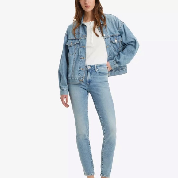 NWOT Levi's 712 Slim Size 26 Blue Wave Light - Blue - Picture 2 of 10